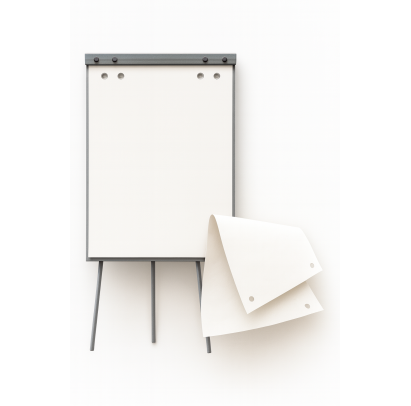 Papīra bloks Flipchart 60x84cm, 20 lapas, balts, SMLT