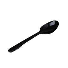 Plastmasas karotes 18cm, melnas,daudzreizlietojamās, PS, iepakojumā 50gab. (40iep/kastē)