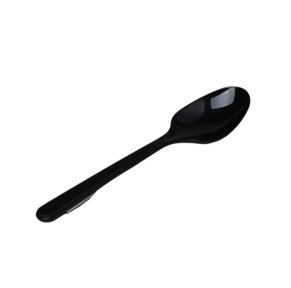Plastmasas karotes 18 cm PS melnas daudzreizlietojamās, 50 gab