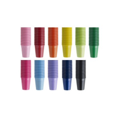 Plastmasas glāzītes, violetas, tilpums 180ml, N100
