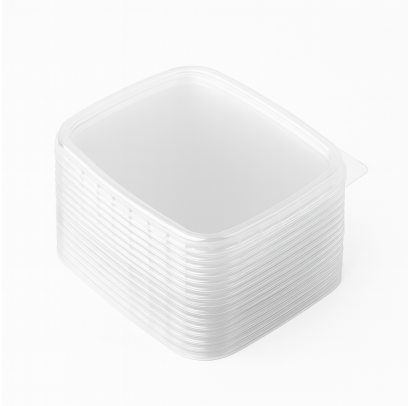 Vāki konteineriem 108 x 81 x 33 mm PP caurspīdīgi, 100 gab
