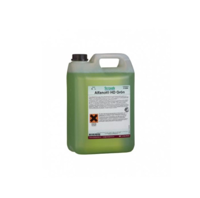 Universālais tīrīšanas un attaukošanas līdzeklis, ALFANOL HD Green, Ph-13.5, (5L)
