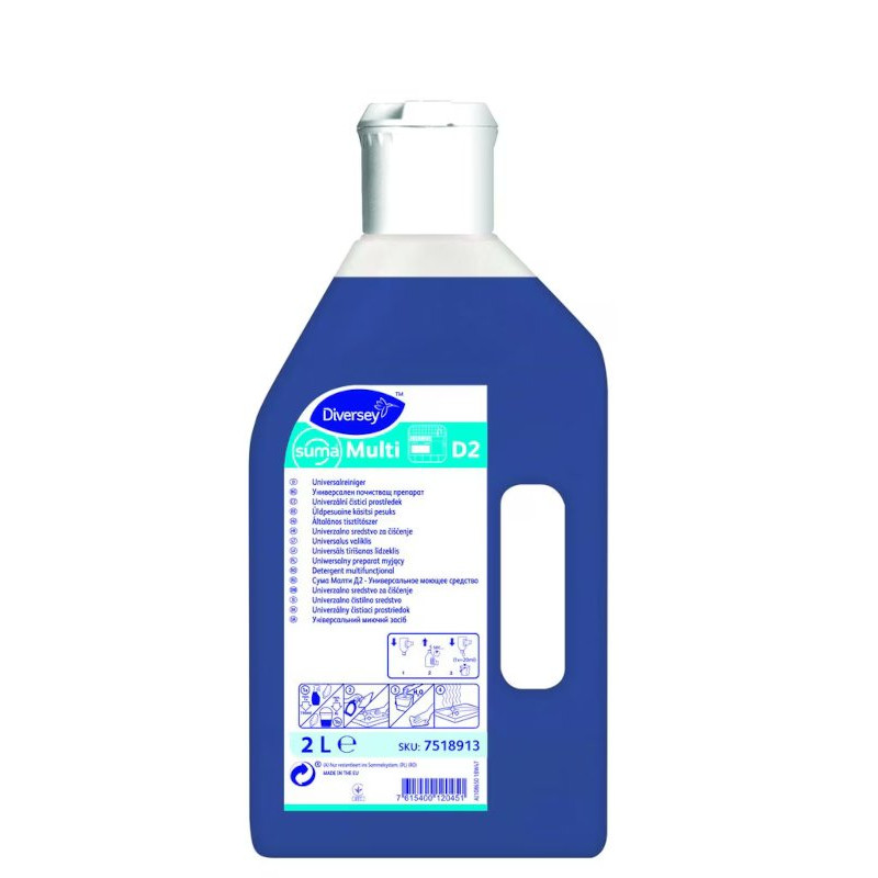 Suma Multi D2 universālais mazgāšanas līdzeklis 2 litri (6 gab./iepak.)