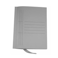 Mape ar 4 caurumiem un aizsienamām lentēm, balta,