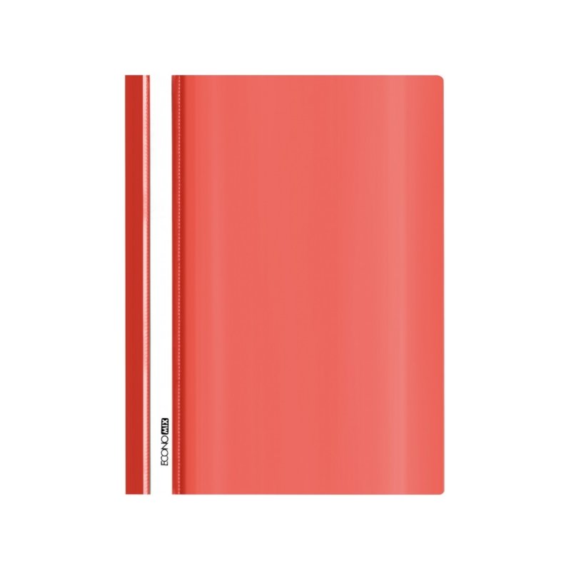 Ātršuvējs A4 sarkans ar caurspīdīgu vāku  PL