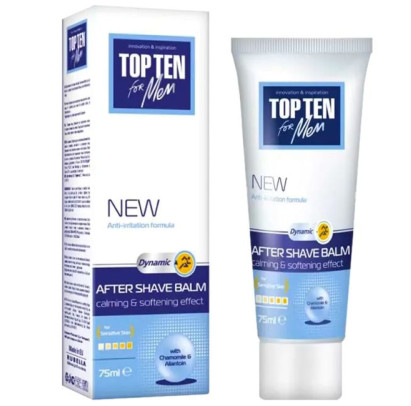 TOP TEN balzams pēc skūšanās DYNAMIC Sensitive, 75 ml