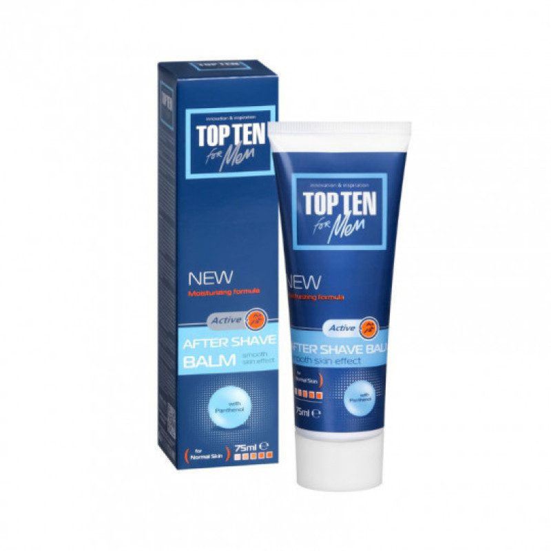 TOP TEN Balzams pēc skūšanās ACTIVE sensitive , 75ml