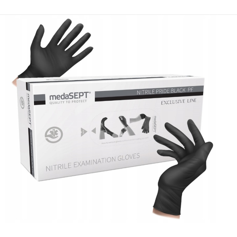 Lateksa cimdi  MEDASEPT, M izmērs, 100gab