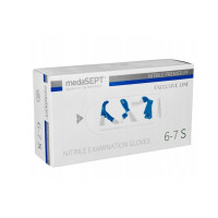 Nitrila cimdi bez pūdera, zili, MEDASEPT XL izmērs , 100gab