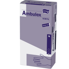 Vinila cimdi AMBULEX, S izmērs, 100gab