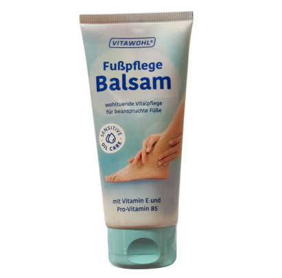 VITAWOHL balzams kājām ar vitamīniem E un B5, 100 ml