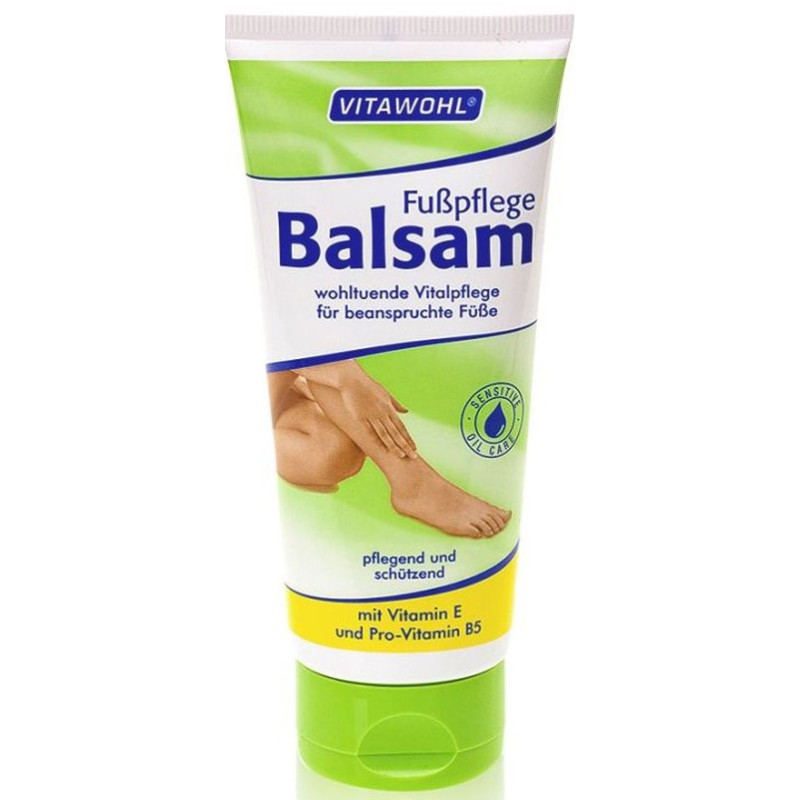 VITAWOHL Balzams kājam ar vit. E un B5 100ml