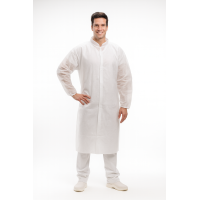 Halāts PP, ar Velcro,  110x150cm, balts, 25gsm , XXXL