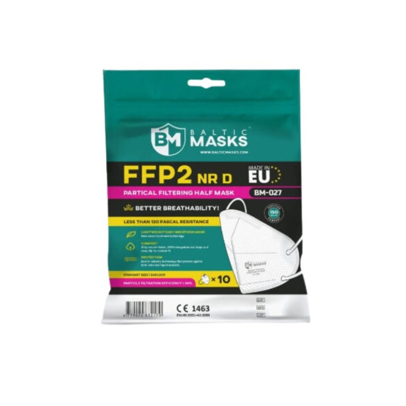 Respirators FFP2 , iepak.10gb.