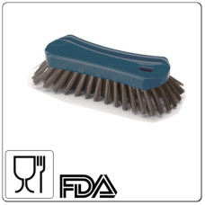 Detectable ergonomiska rokas birste, vidēji gari sari, liela, 23x10x5.5cm, tumši zila