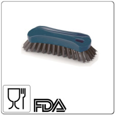 Detectable ergonomiska rokas birste, vidēji gari sari, vidēja, 18x6.5x5.5cm, tumši zila