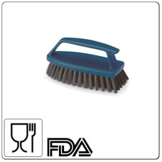 Detectable birste ar rokturi, vidēji gari sari, 28x23x13cm, DPP/DPBT, tumši zila