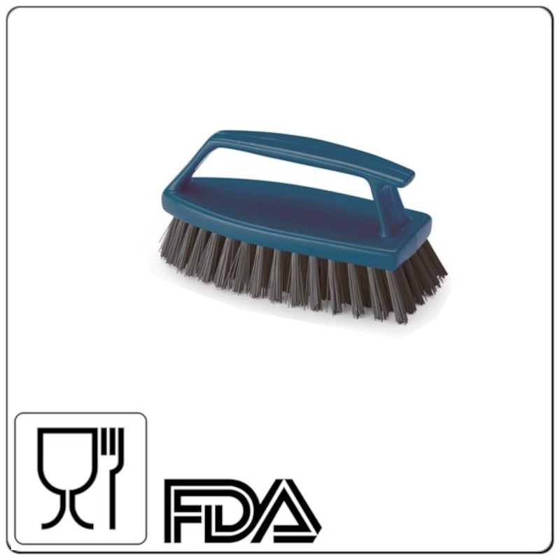 Detectable birste ar rokturi, vidēji gari sari, 28x23x13cm, DPP/DPBT, tumši zila