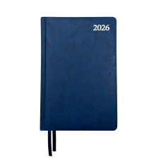 Dienasgrāmata A5, diena, New Standard, zila 2026g.