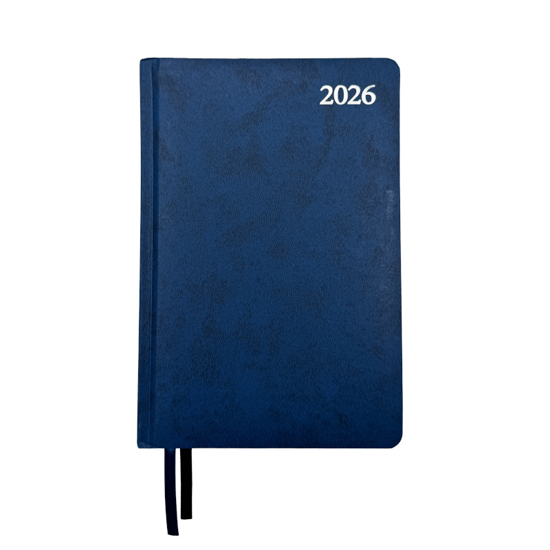 Dienasgrāmata A5, diena, New Standard, zila 2026g.