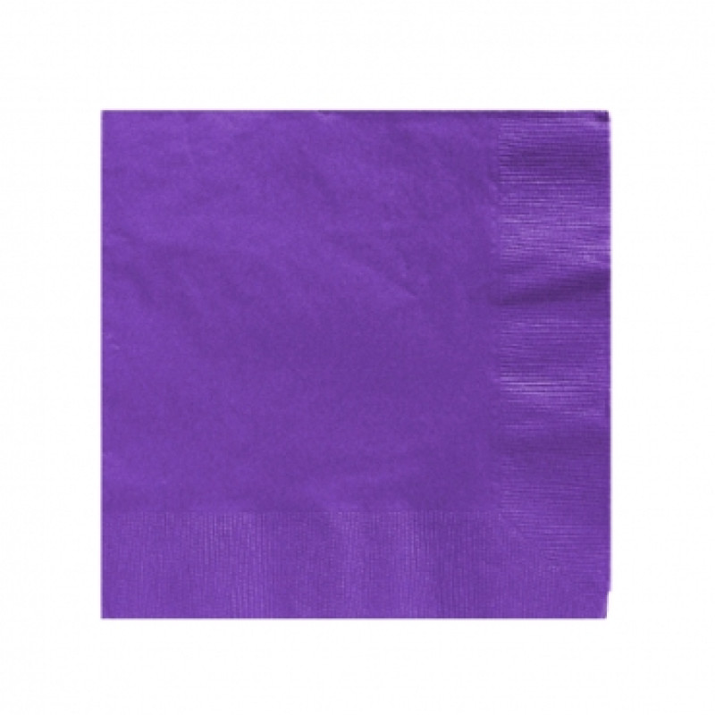 Galda salvetes, 33x33cm, 2-kārt., (250gab), violetas