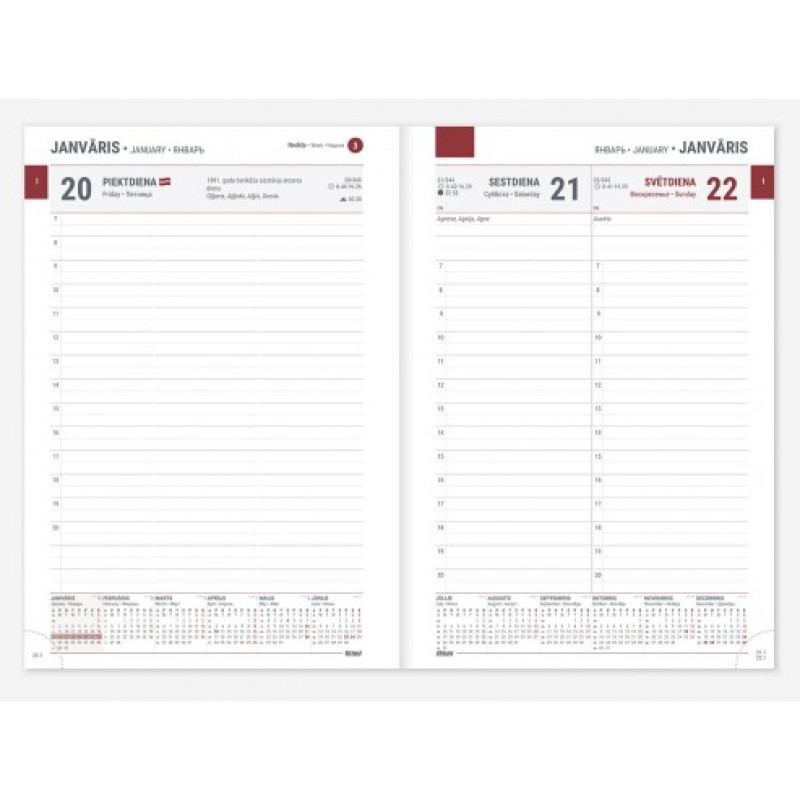 Dienasgrāmata Business Classic, melna, Timer, 2026g. (TIM2315800001)