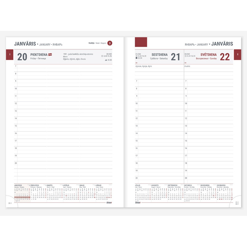 Dienasgrāmata Business, tumši zaļš, Timer, 2026g. (TIM2315700002)