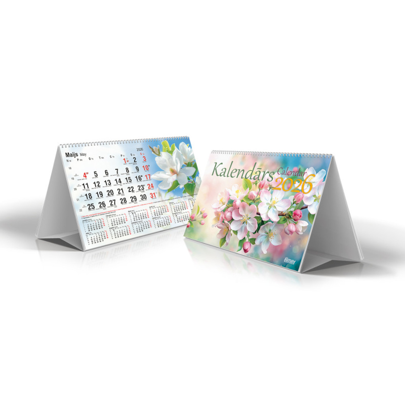 Galda kalendārs, DESK, Timer, 2026g. (TIM2316180000)