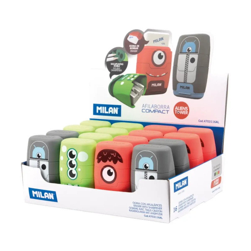 Dzēšgumija COMPACT Aliens, MILAN