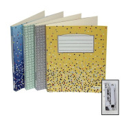 Mape kartona ar piespiedēju A4, 18mm, dzeltena, Multi-S