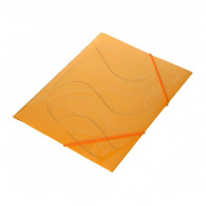 Mape ar gumiju BAROCCO A4, oranža, Forpus