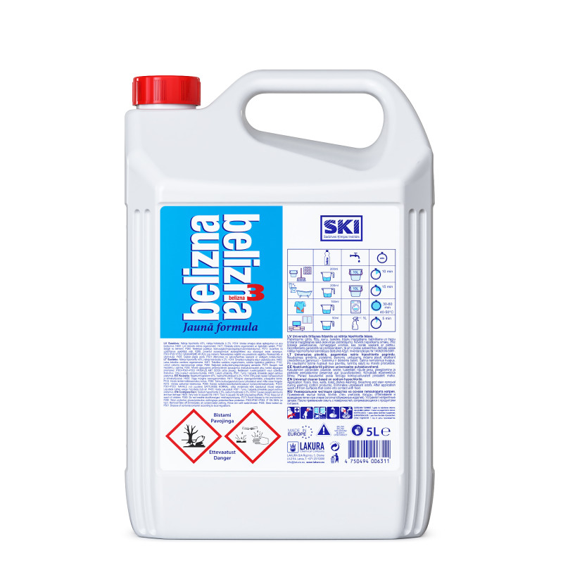 Veļas balinātājs BELIZNA, (5L) (3 gab./1iepak.)