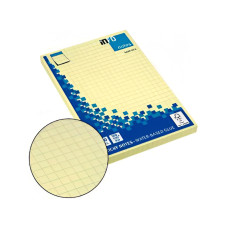Līmlapiņas 100x150mm rūtiņu dzeltenas, 100 lapas