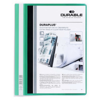 Mape ātršuvējs Duraplus DURABLE A4+ zaļa