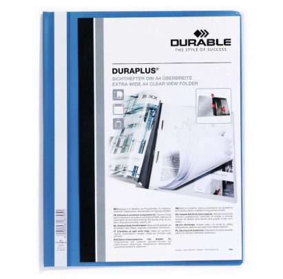 Mape ātršuvējs Duraplus DURABLE A4+ zils