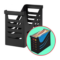 Iekaramo failu turētājs, melns