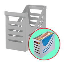 Iekaramo failu turētājs, pelēks