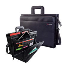 Portfelis Columbus, melns