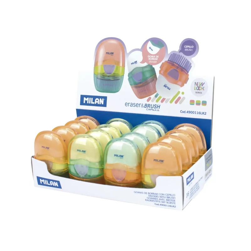 Dzēšgumija Eraser&Brush Capsule NEW LOOK MILAN
