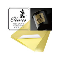 Pašlīmejošs PET Vinil A4 20lap. Gloss Gold 80mikr., 100mikr. bac