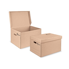 Arhīva kaste ar vāku,.kartona, izmērs 450x340x295 mm