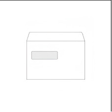 Aploksnes E5 156x220mm, ar logu 90x30mm, 10 gab.