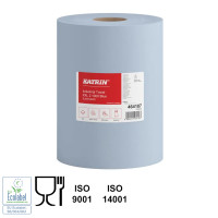 Industriālais papīrs XXL 2 slāņu 360m, blue Katrin