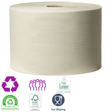 Industriālais papīrs TORK BASIC, W1, 1-kārt 1190m, dzeltens, platums 24cm ( 2gab/iep)