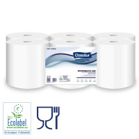 Roku dvielis MICROMATIC, 1-slāņa, Autocut, celuloze, 285m, ø20cm, 35g/m2, (6gab/iep)