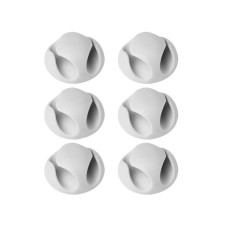 Kabeļu turētāji Cavoline Clip 2, 6 gab. pelēki,