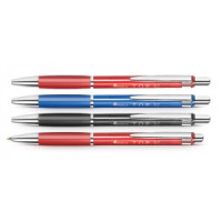 Lodīšu pildspalva TOP sarkana 0.7mm