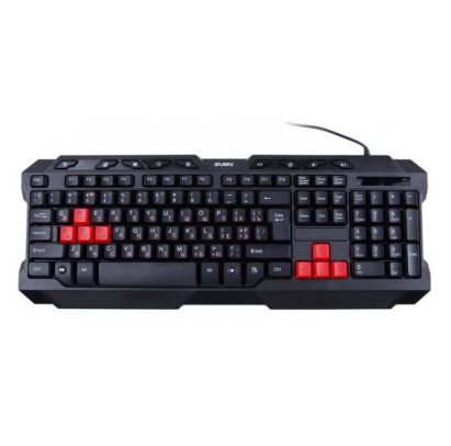 Tastatūra Challenge 9700 USB melna SVEN
