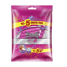 WILKINSON Extra Beauty 2 vienreizējie skuvekļi, 10+5 gab