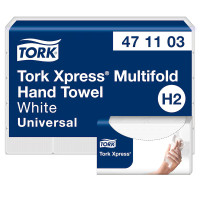 Tork Xpress® Multifold papīra dvieļi, 2 slāņi, 23.4x21.3cm, 190 loksnes